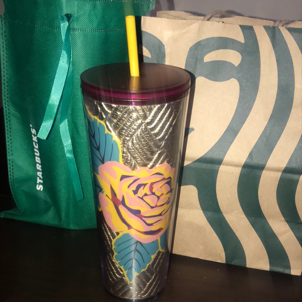 Starbucks 2020 Quilted rose tumbler